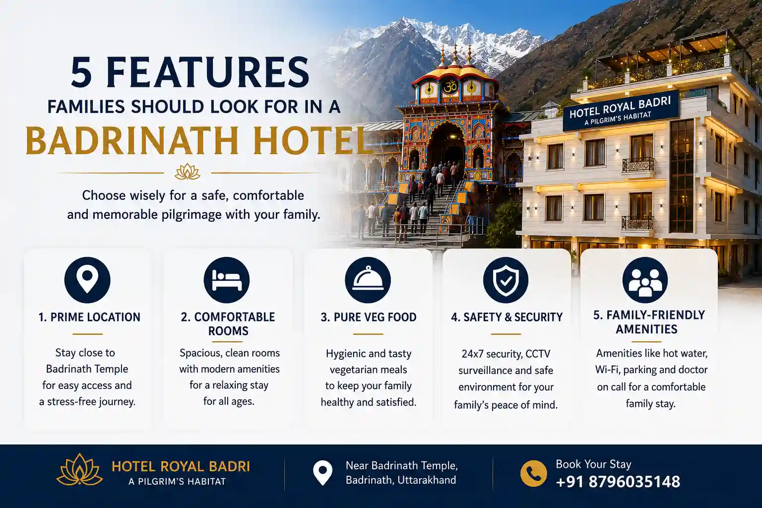 5 Features Families Should Look For in a Badrinath Hotel