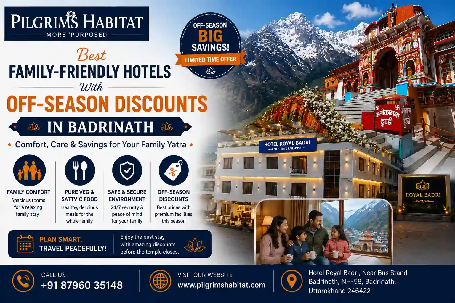 Best Family-Friendly Hotels With Off-Season Discounts in Badrinath