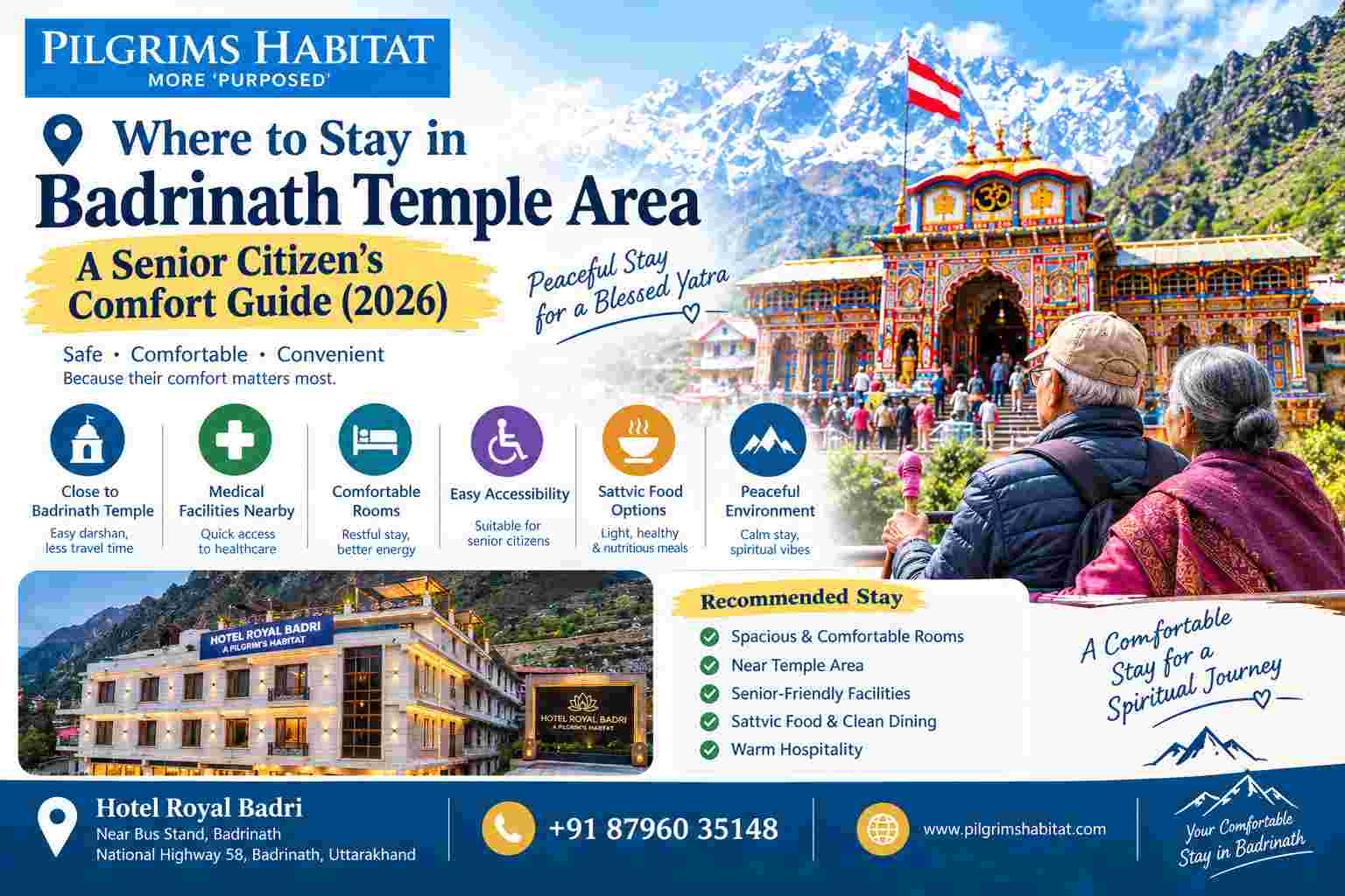 Where to Stay in Badrinath Temple Area: A Senior Citizen's Comfort Guide (2026)