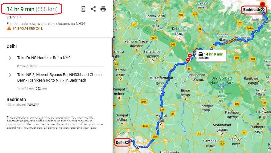 A day-by-day plan for NRIs (Badrinath only)