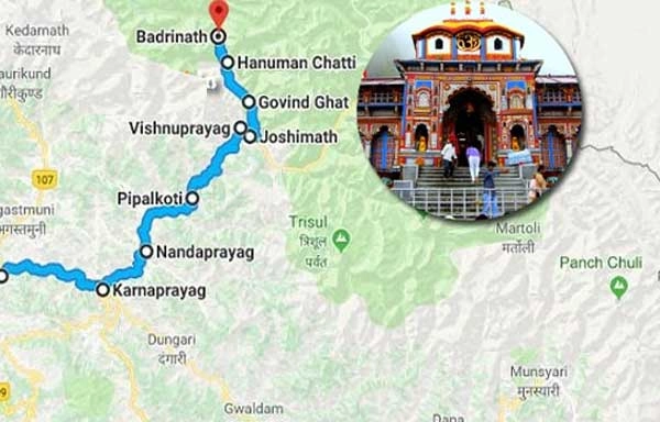 Badrinath temple is in which state?