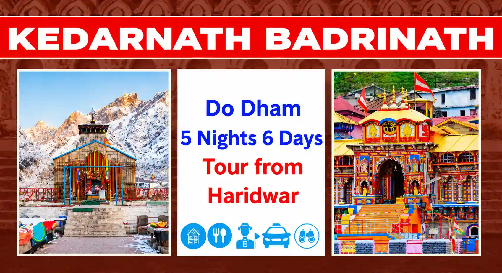 Our 6-day Kedarnath Badrinath itinerary from Haridwar (recommended)