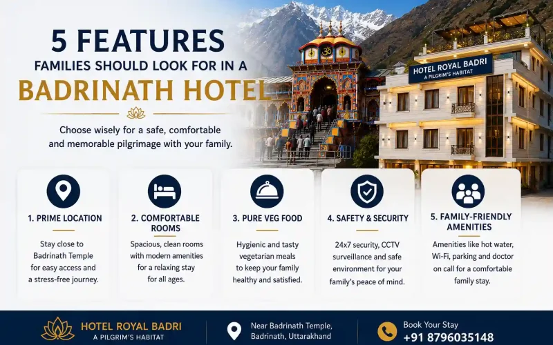 5 Features Families Should Look For in a Badrinath Hotel