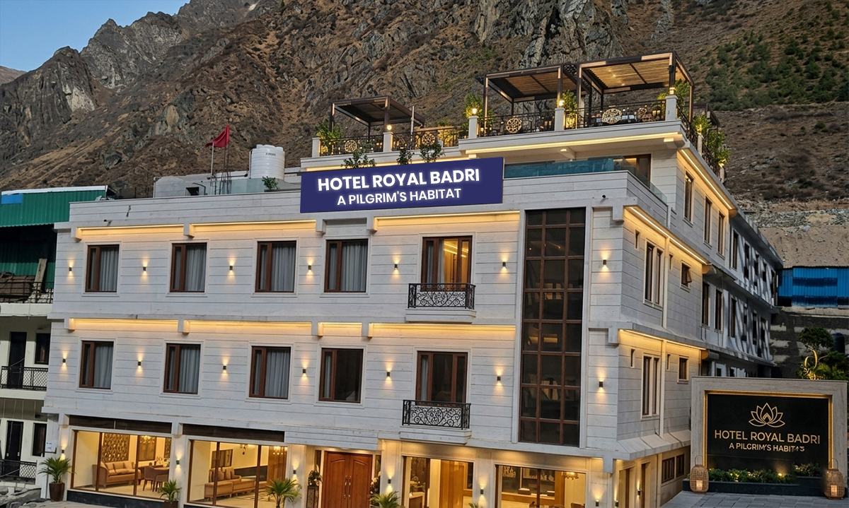 Luxury hotel in Badrinath Hotel Royal Badri building view with comfortable stay for pilgrims